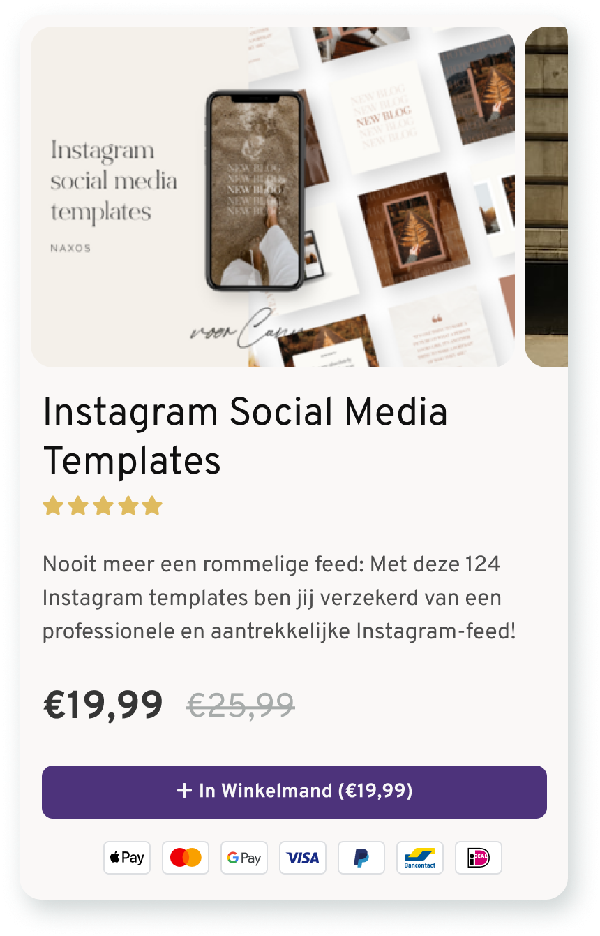 Product item preview